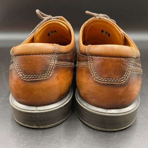 Ecco Leather Brown Lace-Up Extra Wide Shoes Men\'s Size 44/U.S. 10.5 main image 12